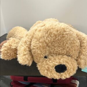 Plush Tan Dog Toy